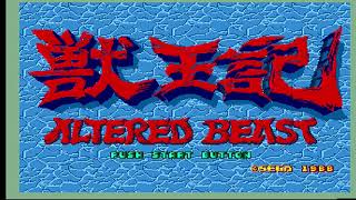 Altered Beast Mega Drive Actual Hardware [upl. by Buddie]