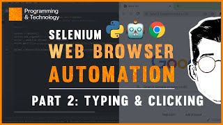 Click Buttons and Type with Selenium  Python Selenium Tutorial Part 2 [upl. by Rab]