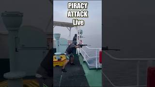 Piracy attack live shorts merchantmariner pirates shortsvideo navy navylovers [upl. by Nepil]