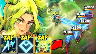 TRIPLE ZAP ZERI TURNS YOUR HEALTH BAR TO DUST SHIV  HEXTECH SOUL  DELETED [upl. by Etnomed]