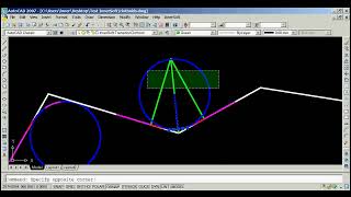 How to draw ClothoidCircularClothoid Transition Curves Wholly Transitional Curves in AutoCAD [upl. by Nama]