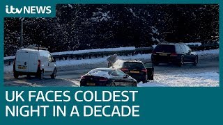 UK faces coldest night in almost 10 years with temperatures expected to plummet to 16C  ITV News [upl. by Asirret206]