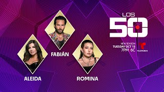 Romina Marcos Aleida Núñez y Fabián Ríos confirmados para la nueva temporada de Los 50  Telemundo [upl. by Raeann]