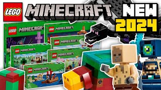 LEGO Minecraft Summer 2024 Sets OFFICIALLY Revealed [upl. by Hovey]