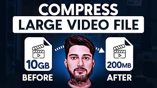 How to Compress Large Video Files to Smaller  How to Compress a Video File without Losing Quality [upl. by Anatsirhc896]