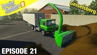 LOADING WITH A MILLING MACHINE Farming Simulator 19  Geiselsberg with Daggerwin Ep 21 [upl. by Damick]