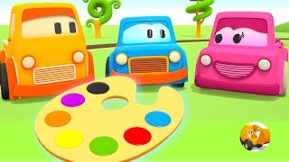 Videos educativos infantil  Coches inteligentes aprenden los colores [upl. by Sim]