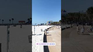 🌞🏖️ areia branca combinação perfeita em Clearwater Beach florida clearwaterbeach usa 🇺🇸 [upl. by Adil]