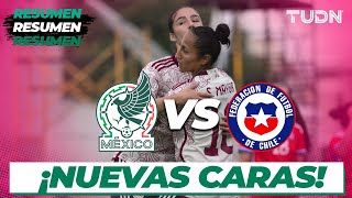 Resumen y goles  México Vs Chile  Amistoso Femenil  TUDN [upl. by Hieronymus]