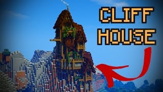 How to make a Minecraft CLIFF HOUSE [upl. by Zoe44]