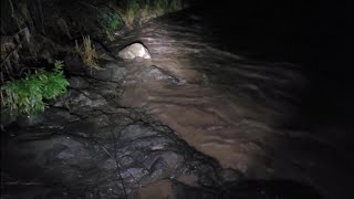 Esto es lo peligroso del Río Tahuilapa repunta repentina por lluvias en la montaña [upl. by Virg]