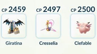 Giratina Cresselia Clefable  Ultra League Pokémon GO  GBL PvP Battle [upl. by Natye]