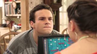 The Goldbergs quotBig Baby Ballquot Bloopers Eric amp Barry Play Battleship [upl. by Siberson]