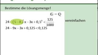 Ungleichungen lösen  Aufgaben und Lösungen 7 [upl. by Boaten]