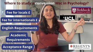 Where can you study a Conversion Masters in Psychology in London [upl. by Mosenthal]