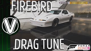 Forza Horizon 5  Pontiac Firebird Trans Am GTA Drag Build And Tune RAPID Forza Horizon 5 Guides [upl. by Wilsey]