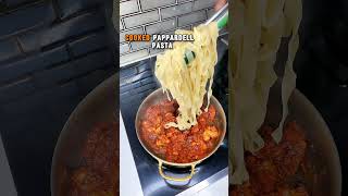 PAPPARDELLE CHICKEN PASTA recipe cooking pasta [upl. by Aciretehs310]