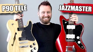 JAZZMASTER vs P90 TELE  The KINGS of Single Coil Pickups [upl. by Aerda]