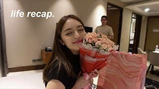 VLOG • unboxing my dream bag birthday surprise by Jai amp baking my cake  Andrea Angeles [upl. by Nnylatsyrk]