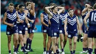 Rd 8  Freo v Swans Last two mins [upl. by Anigal]