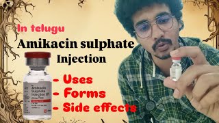 Amikacin injection complete details in Telugu by Dr Mukesh health doctor viralvideo [upl. by Ise]