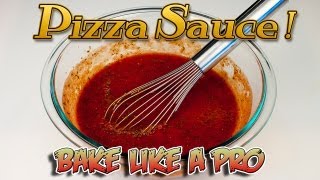 Easy Authentic Homemade Pizza Sauce Recipe [upl. by Apurk858]