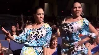 Dance moms Asia and her mom Kristie danceoffAsia y su mama Kristie duelo de baile [upl. by Enawtna13]