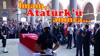 Şehit cenazesinde İmam Atatürk’ü Anınca Alkış Koptu [upl. by Asyle998]