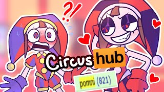 🤤Pomni googles herself  The Amazing Digital Circus  Cartoon Animation🎪 [upl. by Eidson]