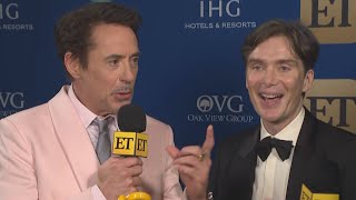 Robert Downey Jr TEASES Cillian Murphy for Short PSIFF Speech Exclusive [upl. by Notniuqal231]