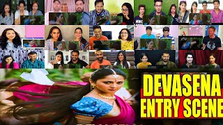 DEVASENA ENTRY SCENE  Bahubali 2  The Conclusion  Baahubali REACTION [upl. by Handel524]