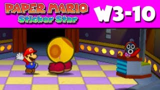 Paper Mario Sticker Star  W310  Stump Glade Nintendo 3DS Gameplay Walkthrough [upl. by Colwell]