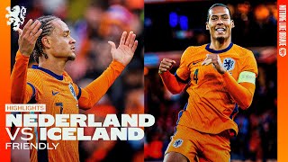 Bring on EURO 2024 ❤️‍🔥  Highlights Nederland  Iceland Friendly [upl. by Womack]