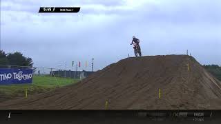 Watson vs Vialle  MX2 Race 1  MXGP of Lommel 2020 [upl. by Airpac]