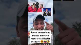 Jovenn venezolano manda mensaje a Madurorusia venezuelalibrenicolasmaduro venezueladonaldtrump [upl. by Ennaitak453]