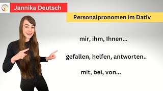 Dativ und Personalpronomen learngerman deutschkurs deutschlernen germancourse dative [upl. by Dreddy]