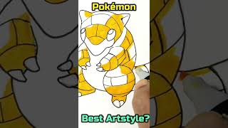 Drawing Sandshrew and Sandslash in SUGIMORI STYLE [upl. by Adis]