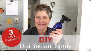 Powerful DIY DISINFECTANT SPRAY  3 Ingredients [upl. by Tymes]