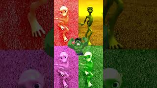 alien dance dam tu cosita viral video greenaliendance aliendancememe [upl. by Gitel]