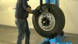 truck tyre changer procedure [upl. by Ainaled]