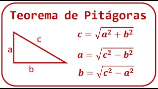 Teorema de Pitágoras  Explicación y ejemplos  RiveraMath [upl. by Ademla480]