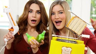 TESTING FUN KITCHEN GADGETS w iJustine [upl. by Thebazile69]