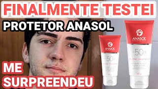 PROTETOR ANASOL FPS 50 TOQUE SECO Protetor Solar Facial [upl. by Cleon401]