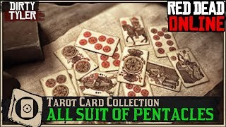 Tarot Cards All Suit Of Pentacles Cycle 2 Red Dead Online RDR2 [upl. by Ardnossak347]