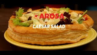 Receitas de páscoa Arosa  Salada Caesar na Massa Folhada [upl. by Yentirb]