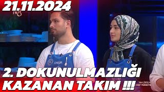 MasterChef 21 Kasım İkinci Dokunulmazlık Oyununu Kazanan Takım Belli Oldu  Yeni Bölüm Fragmanı [upl. by Staw]