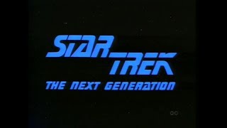 Star Trek The Next Generation Season 2 Opening and Closing Credits and Theme Song [upl. by Hayton]