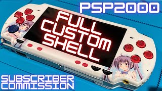 Building A Custom PSP 2000 in 2022 Full Shell Replacement  Vinyl Stickers Channel Commission [upl. by Hennessy]