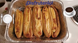 PLÁTANOS AL HORNO  CON QUESO OPCIONAL GRACIAS [upl. by Adnoma]