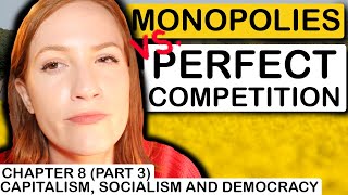 Monopolies vs Perfect Competition Part 3  Chapter 8 [upl. by Erodroeht]